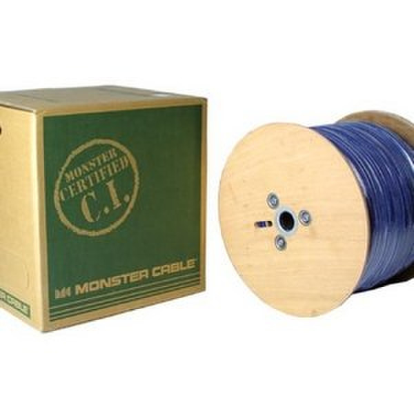 Monster Cable 101431-00 304.8м Cat6 Синий сетевой кабель