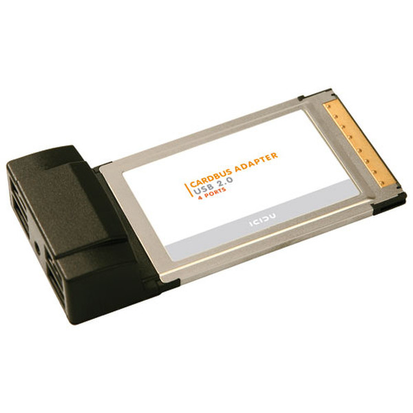 ICIDU Cardbus USB 2.0 Card 480Mbit/s networking card