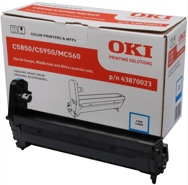 OKI Cyan image drum for C5850/5950 20000Seiten Cyan Drucker-Trommel