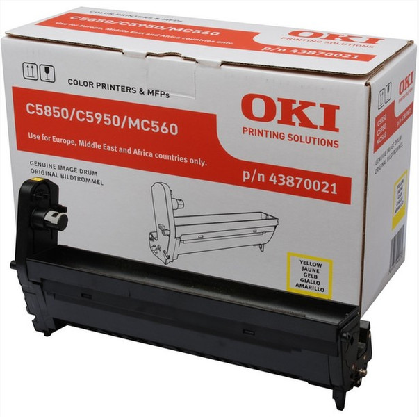 OKI Yellow image drum for C5850/5950 20000pages Yellow printer drum