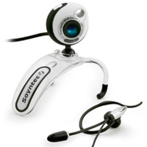 Soyntec Webcam 1.3MP Glass Lens 1.3MP 1280 x 1024Pixel USB 1.1 Weiß Webcam