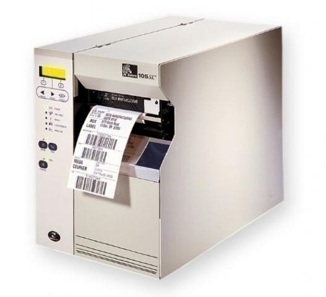 Zebra 105SL 300dpi, Rewind + Peel Znet 10/100 300 x 300DPI label printer