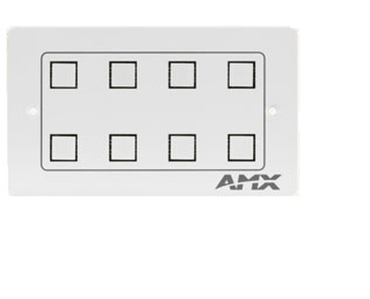 AMX CP-2008-UK IR Wireless Drucktasten Weiß Fernbedienung