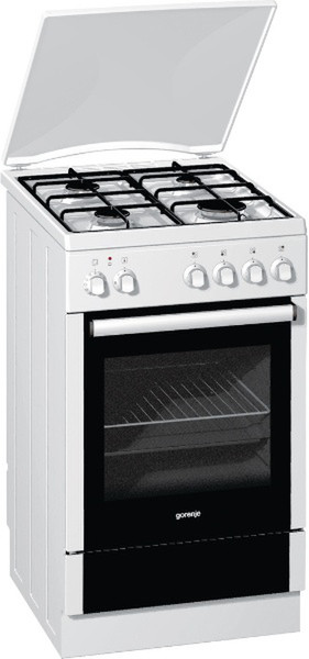 Gorenje K57120AW Freistehend Gas hob A Weiß Küchenherd