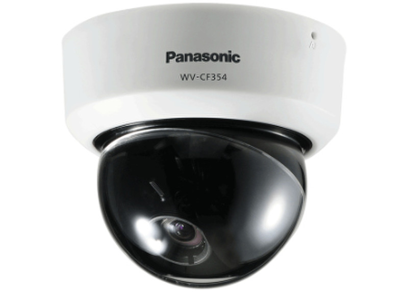 Panasonic WV-CF354E Для помещений Dome Белый камера видеонаблюдения