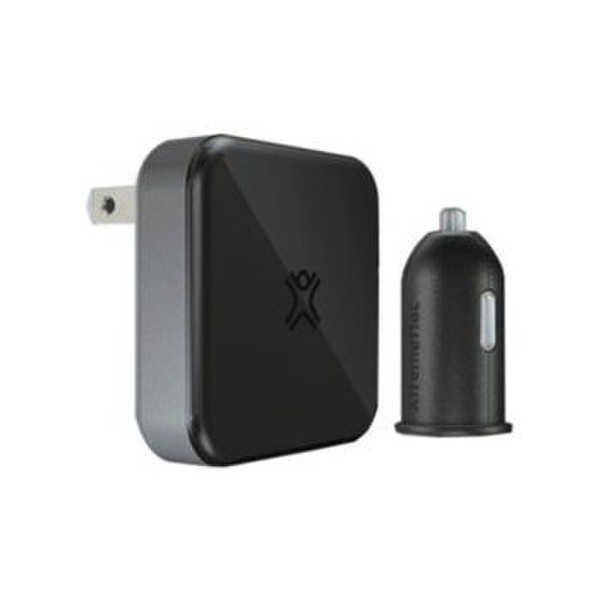 XtremeMac Universal USB Wall & Car Charger Pack Auto,Indoor Black