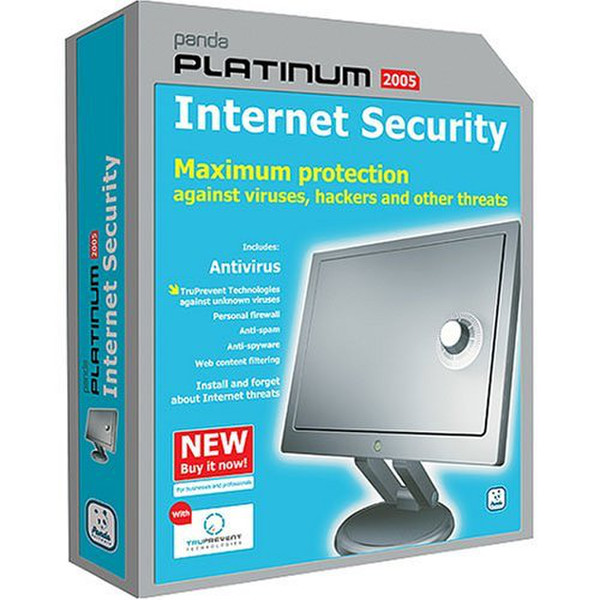 Panda Platinum Internet Security 2005 FR CD NT9x 1Yr 1пользов.