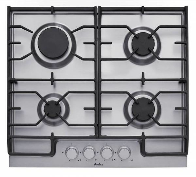 Amica KMG 13119 E built-in Gas Black,Stainless steel