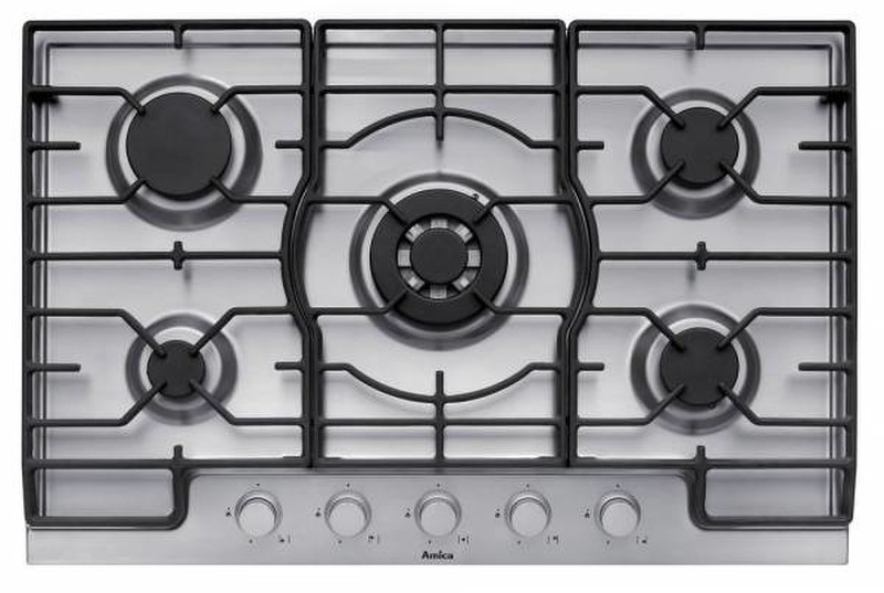 Amica KMG 13166 E built-in Gas Black,Stainless steel