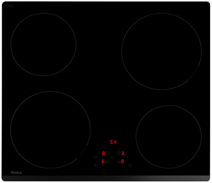 Amica KMI13295F Tisch Electric hob Schwarz Kochfeld