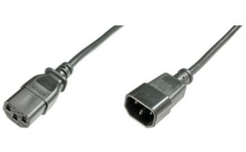 Nilox CMG0701 1.8м C13 coupler C14 coupler Черный кабель питания