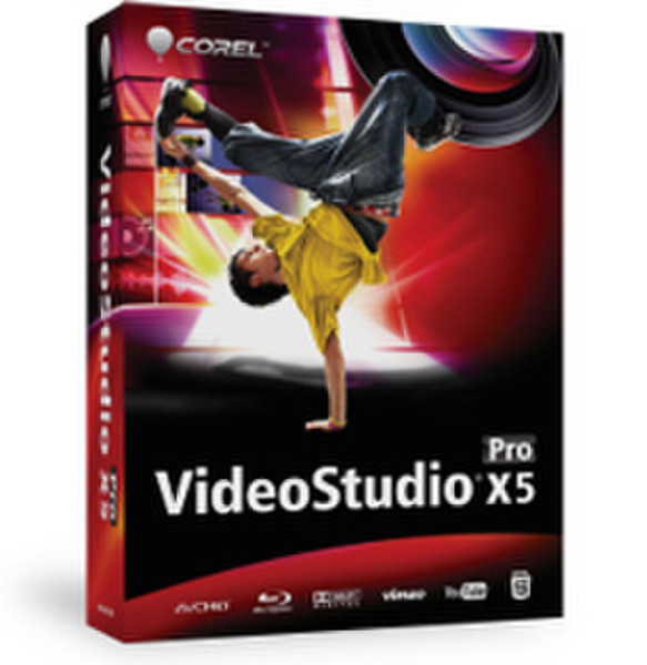 Corel VideoStudio Pro X5, WIN, 1u, CD, DEU