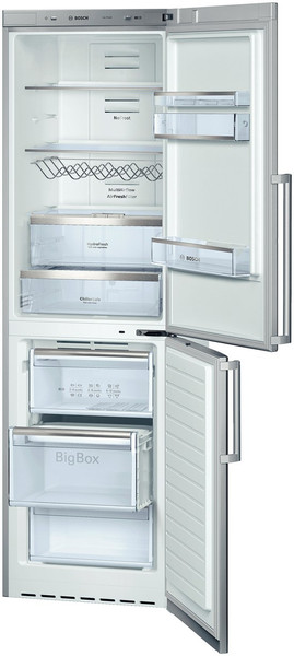 Bosch KGN39AI32 freestanding 219L 94L A++ Stainless steel fridge-freezer