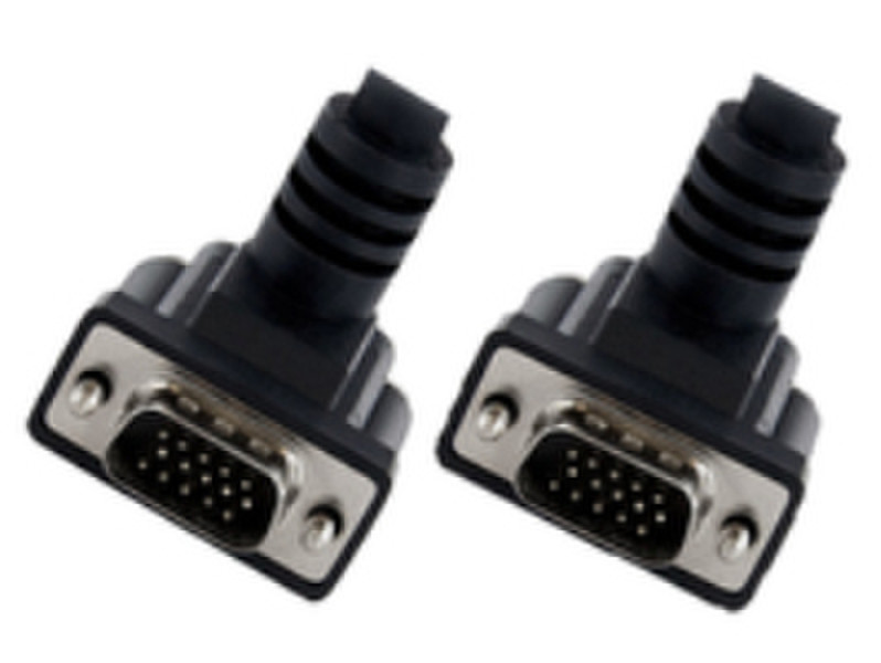 Microconnect 2m HD15 M/M 2m VGA (D-Sub) VGA (D-Sub) Black