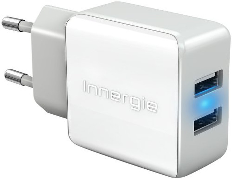 Innergie 15W Dual USB Adapter Innenraum 15W Weiß