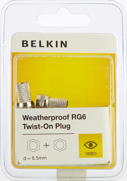 Belkin F3Y078BF 2pc(s) coaxial connector