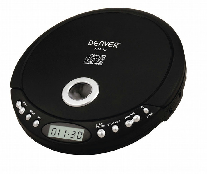 Denver DM-19 Portable CD player Schwarz CD-Spieler