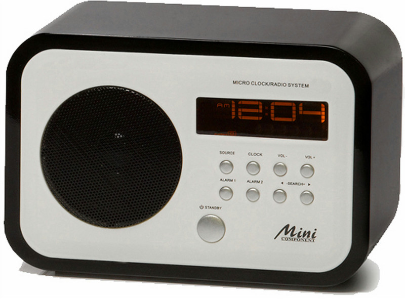Denver TR-52 Часы Цифровой Черный радиоприемник