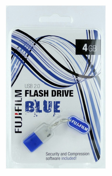 Fujifilm NM00470A 4ГБ USB 2.0 Type-A Синий USB флеш накопитель