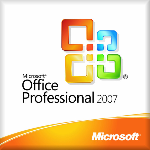 Microsoft Office Professional 2007, OEM, V2, 1pk, MLK, EN 1Benutzer Englisch