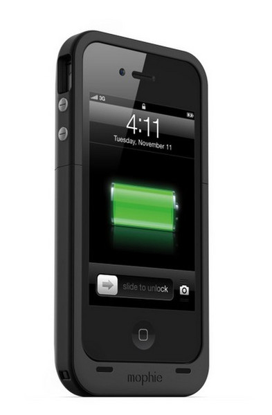 Mophie Juice Pack Plus f/ iPhone 4S/4 Cover case Черный