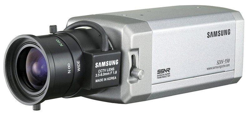 Samsung SDN-550 IP security camera Innen & Außen Geschoss Silber