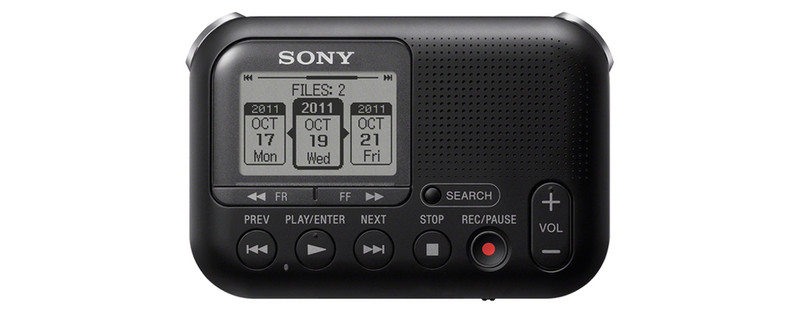 Sony ICD-LX30 Флэш-карта Черный диктофон
