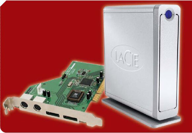 LaCie 250 GB SATA 7200RPM 16MB + FREE SATA PCI CARD D2 DESIGN 250GB external hard drive