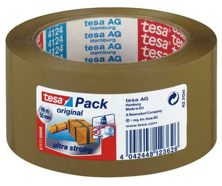 TESA Ultra Strong PVC 50mm x 66m 66м Коричневый канцелярская/офисная лента