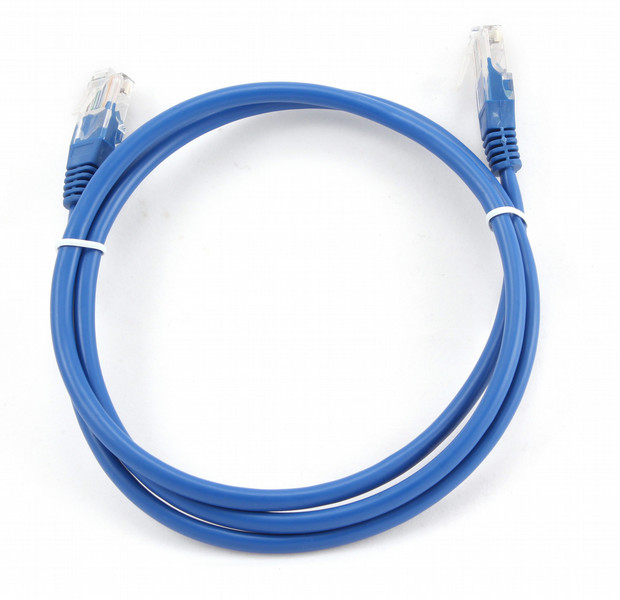 Gembird PP12-1M/B 1м Синий сетевой кабель