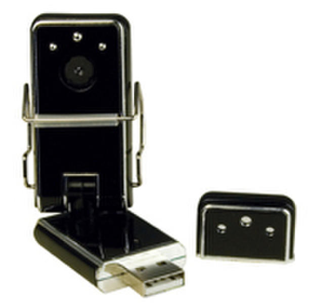 Sweex Portable Micro Hi-Res 1.3M Webcam 1280 x 960Pixel USB 2.0 Schwarz Webcam