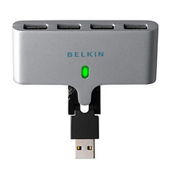 Belkin Flex Hub USB 480Мбит/с Серый хаб-разветвитель