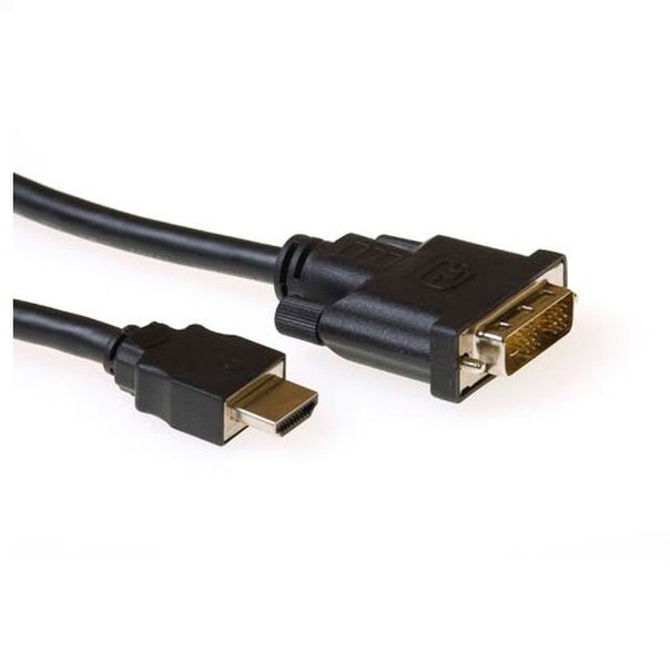 Advanced Cable Technology AK3741 3m HDMI DVI-D Schwarz Videokabel-Adapter