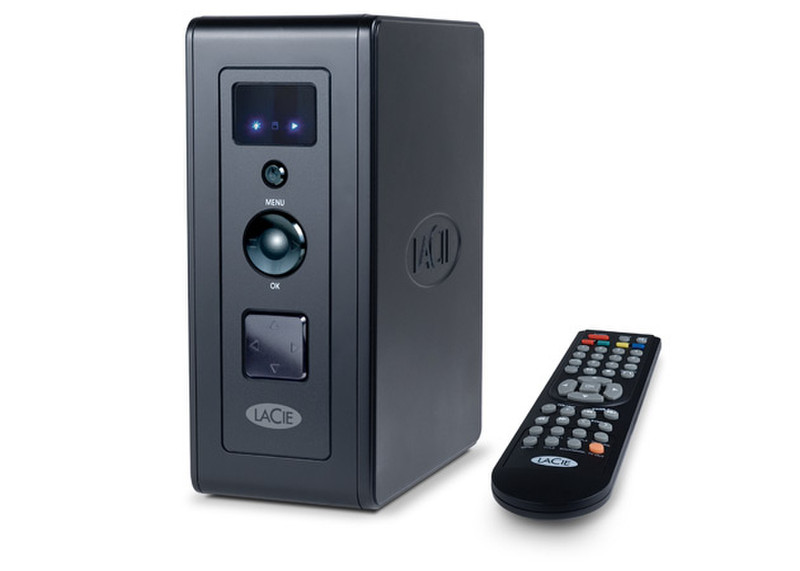 LaCie LaCinema Premier 750GB Black digital media player