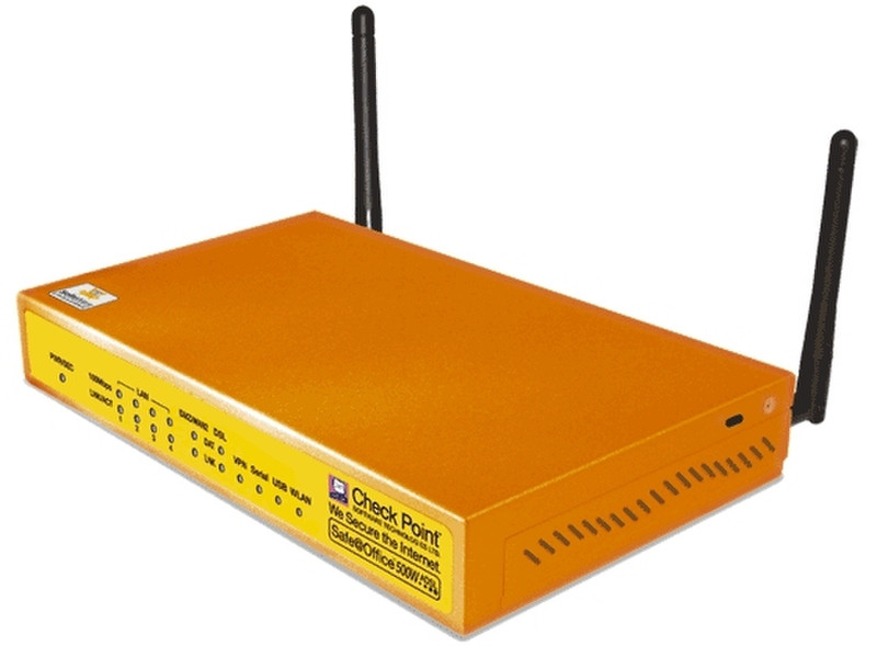 Check Point Software Technologies SafeOffice 500W ADSL (AnnexA) (unlimited users) 190Мбит/с аппаратный брандмауэр