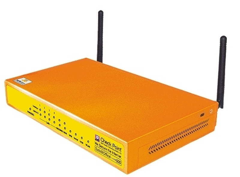 Check Point Software Technologies SafeOffice 500W (unlimited users) 190Mbit/s hardware firewall