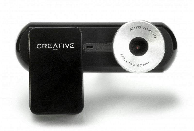 Creative Labs Live! Cam Notebook (BE) 800 x 600пикселей USB Черный, Cеребряный вебкамера