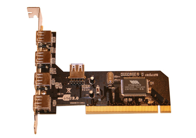 A-link Usb 2.0 5-port pci card interface cards/adapter