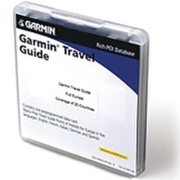 Garmin Travel guide, Northwestern Europe