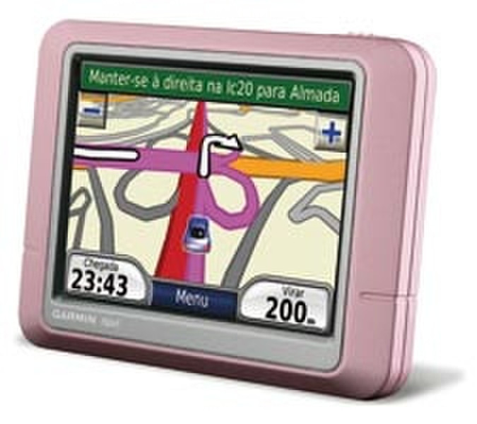 Garmin nüvi 250, Pink ЖК 147.42г навигатор