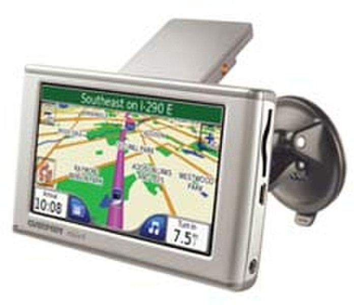 Garmin nüvi 610T Benelux Фиксированный ЖК Сенсорный экран 190г Cеребряный навигатор