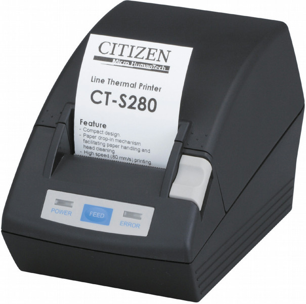 Citizen CT-S280 Прямая термопечать POS printer 203 x 203dpi Черный