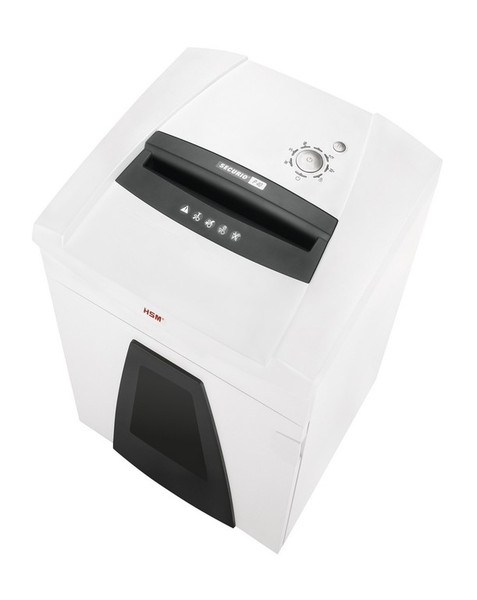 HSM Securio P40 Particle-cut shredding 59dB Black,White paper shredder