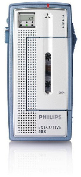 Philips Pocket Memo Cassette Blue,Grey dictaphone