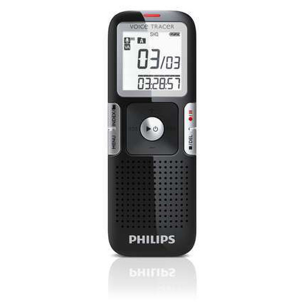 Philips Voice Tracer Встроенная память Черный диктофон