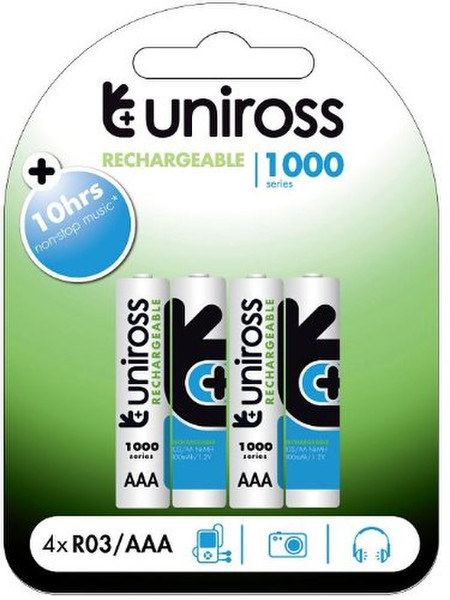 Uniross U0239851 Wiederaufladbare Batterie / Akku