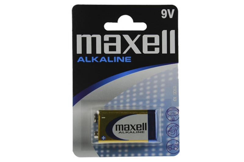 Maxell Battery 6LR61 22 Blister Alkaline 9V non-rechargeable battery