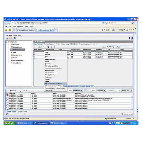 Hewlett Packard Enterprise EVA Dynamic Capacity Mgmt SW EVA4xxx Series Unlimited E-LTU