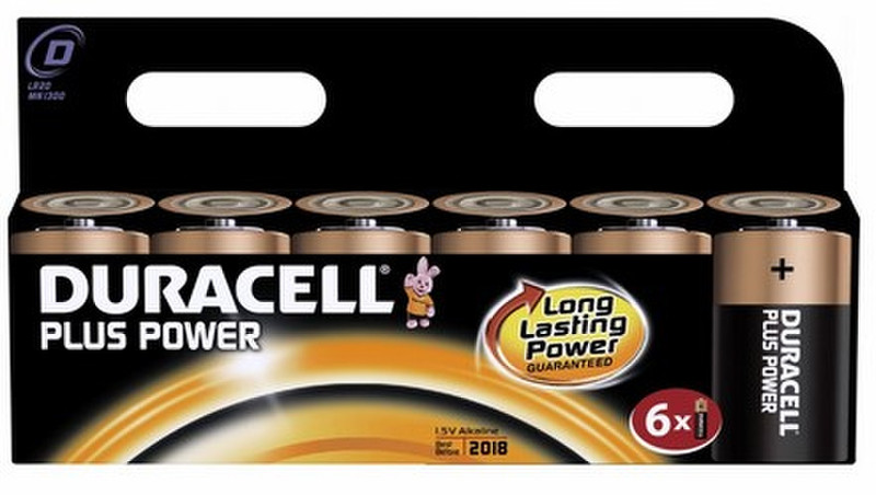 Duracell 6x D 1.5V Щелочной 1.5В