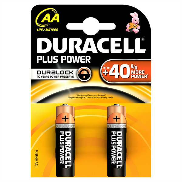 Duracell Plus Power Щелочной 1.5В